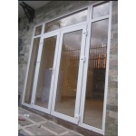 CỬA uPVC 2 CÁNH LIÊN KẾT VÁCH KÍNH