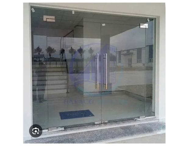 CỬA KÍNH BẢN LỀ SÀN 2 CÁNH
