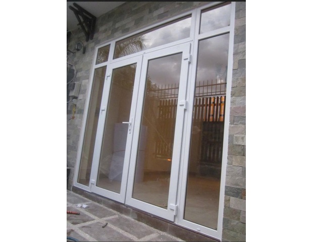 CỬA uPVC 2 CÁNH LIÊN KẾT VÁCH KÍNH